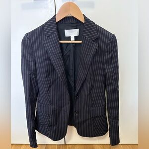 Hugo boss navy pinstripe blazer size 2